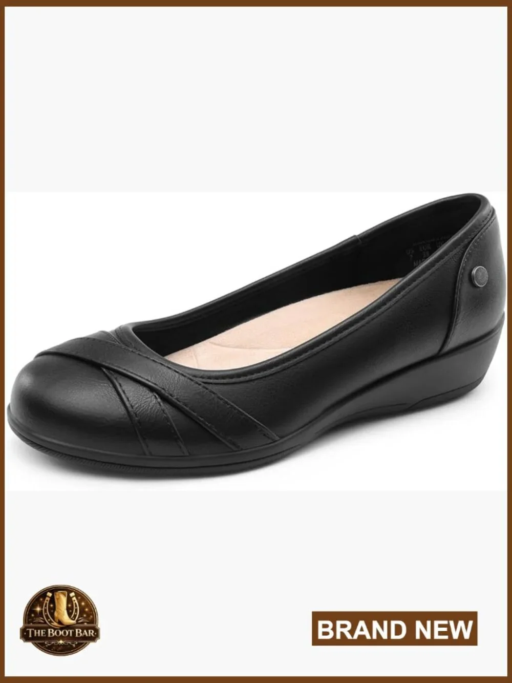 Women's Ballet Flats Comfortable Wedge Heel Office Work Dress Shoes